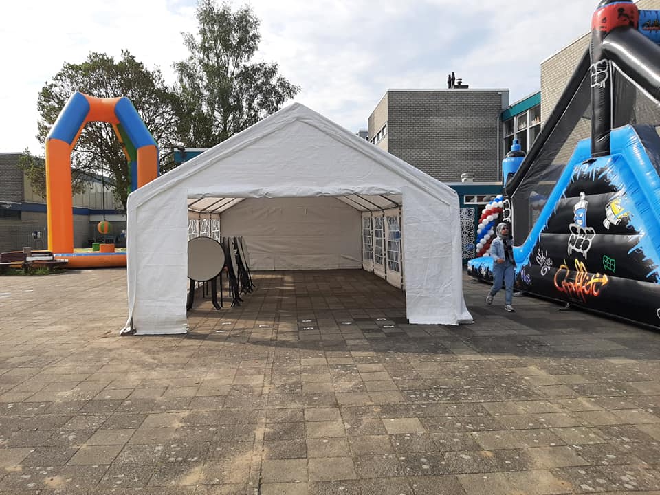 partytent 10x5 meter inclusief op en afbouw